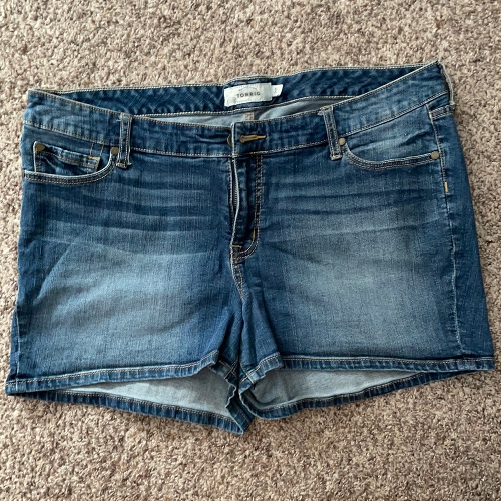 Torrid jean shorts